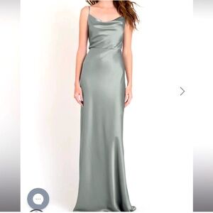 Jennie Yoo Sylvie dress in Moss. Size 10. Unaltered. Worn once.